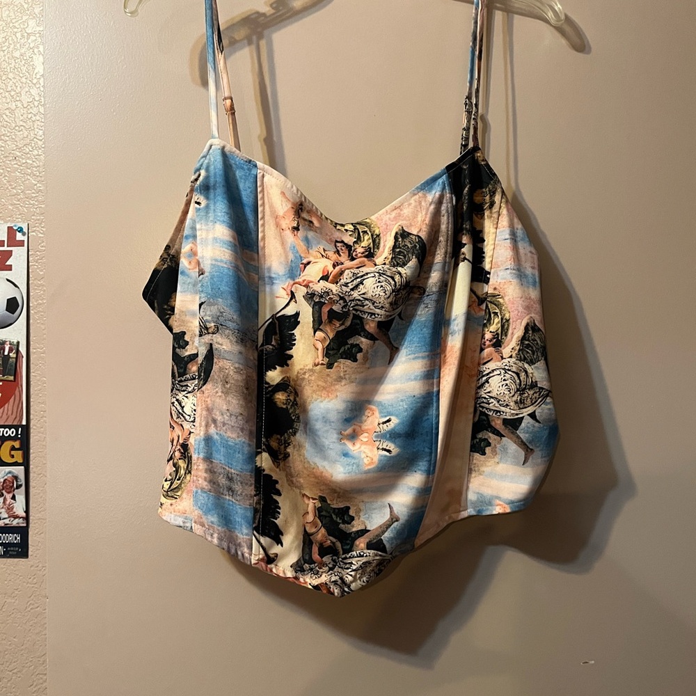 Fashion Nova Multicolor Printed Camisole